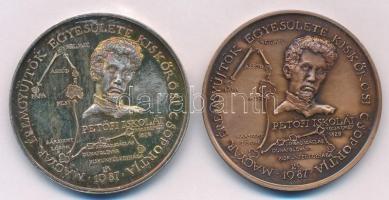 Lapis András (1942-) 1987. "Petőfi útja sorozat II. / Magyar Éremgyűjtők Egyesülete kiskőrösi c...