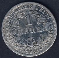 Német Birodalom/Császárság 1883F 1M Ag T:2/3-