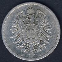 Német Birodalom/Császárság 1878E 1M Ag T:3