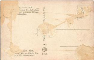 Weltkrieg 1914-1916. Österr.-ung. Hydroplan im Aufsteigen begriffen auf dem südlichen Kriegsschaupla...