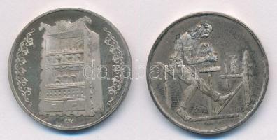 Csúcs Viktória (1934-1993) DN "Hollóháza" peremén jelzett Ag emlékérem (16,07g/0.925/32mm)...