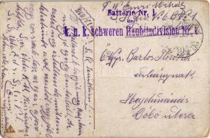 Kämpfe in Russ. Polen. Erstürmung einer von den Russen besetzen und befestigten Höhe / WWI K.u.K. (A...