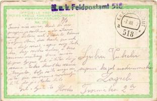 1917 Fahrküche / WWI K.u.K. (Austro-Hungarian) military art postcard. Offizielle Karte für Rotes Kre...