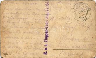 1915 Vernichtung einer russ. Kosakenpatrouille an der deutschen Ostgrenze / Hindenburg tábornok sere...