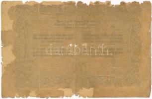 1848. 100Ft "Kossuth bankó" T:IV restaurált, jelentős anyaghiány 
Hungary 1848. 100Ft &qu...