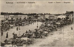 1915 Kolomyia, Kolomyja, Kolomyya, Kolomea; Rynek / market