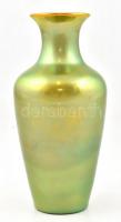 Zsolnay eozin mázas váza. Jelzett, kis kopással 16,5 cm