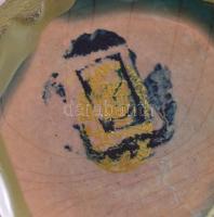 Zsolnay eozin mázas váza. Jelzett, kis kopással 16,5 cm