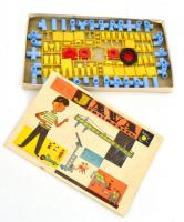 Java Építőjáték, leírással, tartalommal, eredeti sérült papírdobozban, 29x16x2 cm