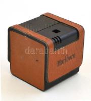 Marlboro, retró asztali öngyújtó, 6x6x6 cm