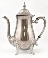 Fém tea kiöntő, enyhén kopottas állapotban, m: 27 cm