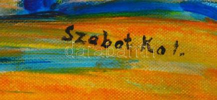 Szobotka jelzéssel: Nagybánya. Olaj, vászon, 39,5x30 cm