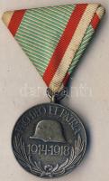 1918. "Pro Deo et Patria" katonai érdemérem, szalaggal T:2