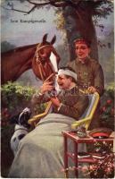 Sein Kampfgenosse / WWI K.u.K. (Austro-Hungarian) military art postcard. B.K.W.I. 930-13. s: Kratky (EK)