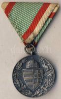 1918. "Pro Deo et Patria" katonai érdemérem, szalaggal T:2