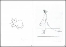 Czapolai Imre (1937-) 10 db, részben erotikus grafikája, zárójelben katalógusszámokkal: Nagykoncert ...