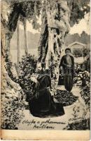1910 Olajfa a getshemani kertben / Olive trees in the Garden of Gethsemane s: P. Kaizer (fl)