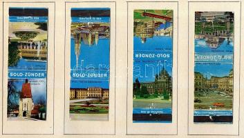 506 darab vegyes magyar és külföldi gyufacímke albumban és mappában