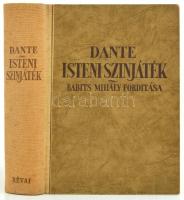 Dante: Isteni színjáték. Babits Mihály fordítása. Bp., 1945, Révai. Félvászon-kötés.