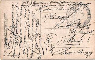 1917 Rózsahegy, Ruzomberok; gyufagyár. Valuch János kiadása / Zápalkaren / match factory (szakadás /...