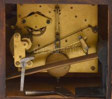 Petersen ingás, asztali- / kandalló-óra, felhúzó kulccsal, nem jár, 21,5x46 cm