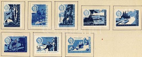 601 darabos magyar szovjet, arab és egyéb gyufacimke gyűjtemény mappákban