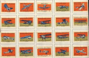 813 darabos különböző külföldi gyufacimke gyűjtemények mappákban