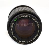 Hanimex auto zoom MC 75-150mm f/4.5 objektív, Pentax-K bajonettel, szép állapotban