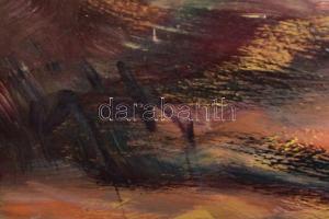 Gábri/Gábry Albert (1935-2004): Halászok. Olaj, farost, jelzett, fa keretben, 117x175 cm. KIZÁRÓLAG ...