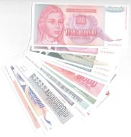 Jugoszlávia 1992-1993. 100D - 10.000.000.000D (16xklf) T:I Jugoslavia 1992-1993. 100 Dinara - 10.000...