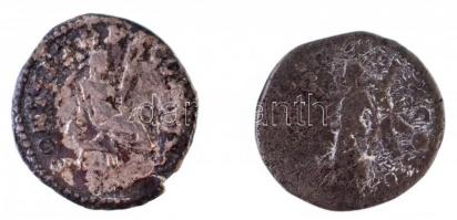 Római Birodalom / Caracalla 207. Denár Ag (2,87g) + Lucius Verus 161-169. Denár Ag (2,88g) T:2-,3
R...