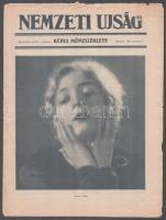 cca 1930-1940 Nemzeti Újság képes mellékletei 5 db