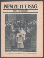cca 1930-1940 Nemzeti Újság képes mellékletei 5 db