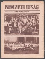 cca 1930-1940 Nemzeti Újság képes mellékletei 5 db