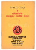 cca 1940 Esterházy János: A szlovákiai magyar család élete. 16p.