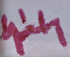 Gábri/Gábry Albert (1935-2004): Vízparton. Olaj, farost, jelzett. Fa keretben, 17,5x24,5 cm