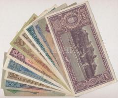 1930-1946. 11db-os (11xklf, 10P-1.000.000.000P) vegyes pengő bankjegy tétel T:II--III-