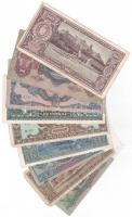 1930-1946. 9db-os (9xklf, 10P-100.000.000P) vegyes pengő bankjegy tétel T:III,III-