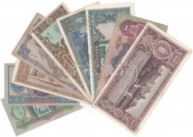 1930-1946. 9db-os (9xklf, 10P-100.000.000P) vegyes pengő bankjegy tétel T:II-III-