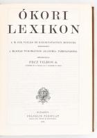Ókori lexikon I-II. kötet. Szerk. dr. Pecz Vilmos.Bp., 1902-1904, Franklin-társulat.  II. kötet repr...
