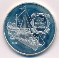 1993. 500Ft Ag Régi dunai hajók - Árpád T:PP ujjlenyomat, fo.  Adamo EM129