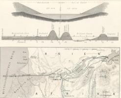 Seeweesen, Tafel 20. Brockhaus, XIX sz. második fele. Acélmetszet, papír, apró folttal, üvegezett fa...
