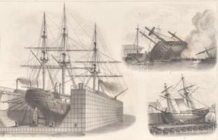 Seeweesen, Tafel 21. Brockhaus, XIX sz. második fele. Acélmetszet, papír, apró foltokkal a lapalján,...