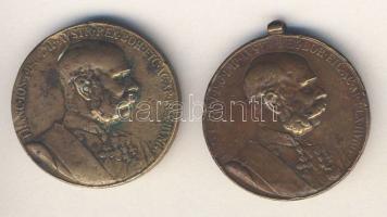 Ausztria/Magyarország 1898 "I.Ferenc József - Signum Memorial"(2x) T:3,3/4