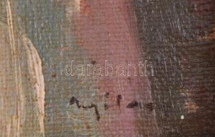 Nyilasy Sándor (1873 - 1934): Lány. Olaj, vászon, jelzett, fa keretben, 32x21 cm