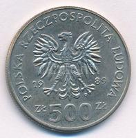 Lengyelország 1989MW 500Zl Cu-Ni "II. Wladyslaw király" T:2 kis ph., kis karc
Poland 1989...