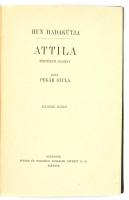 Pekár Gyula: Attila. Második kötet. Bp., 1935, Singer és Wolfner. Kiadói egészvászon-kötés aranyozott gerinccel.