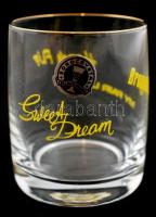 Üveg shaker szett, 6 személyes, eredeti dobozában, szép állapotban