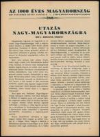 1938 Az ezeréves Magyarország. Képes Vasárnap. A Pesti Hirlap karácsonyi albuma, sok képpel, többek ...