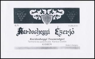 A must & bor kezelése. Reprint. Kisbér, 2000, Magánkiadás. Kartonált papírkötésben